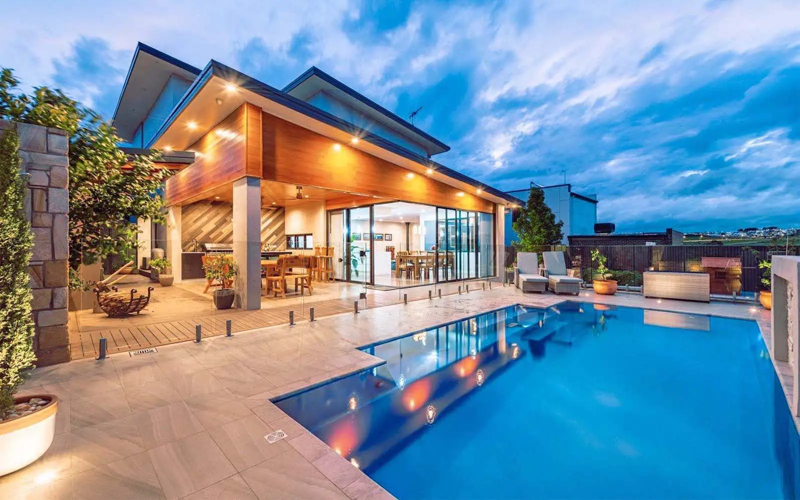 modern fiberglass pool designs for northern Kentucky
